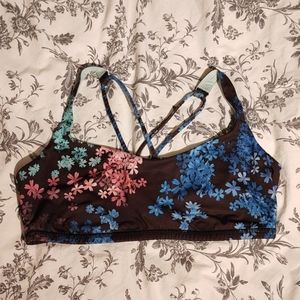 Lululemon Free To Be Bra Floral